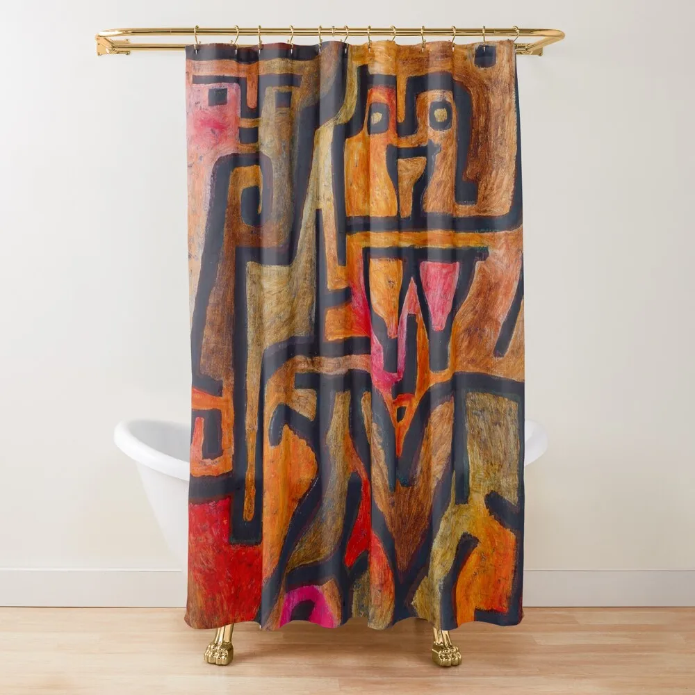 

PAUL KLEE HD - The Forest Witches 1938 Shower Curtain Modern Accessory Bathrooms Waterproof Bath And Anti-Mold Curtain