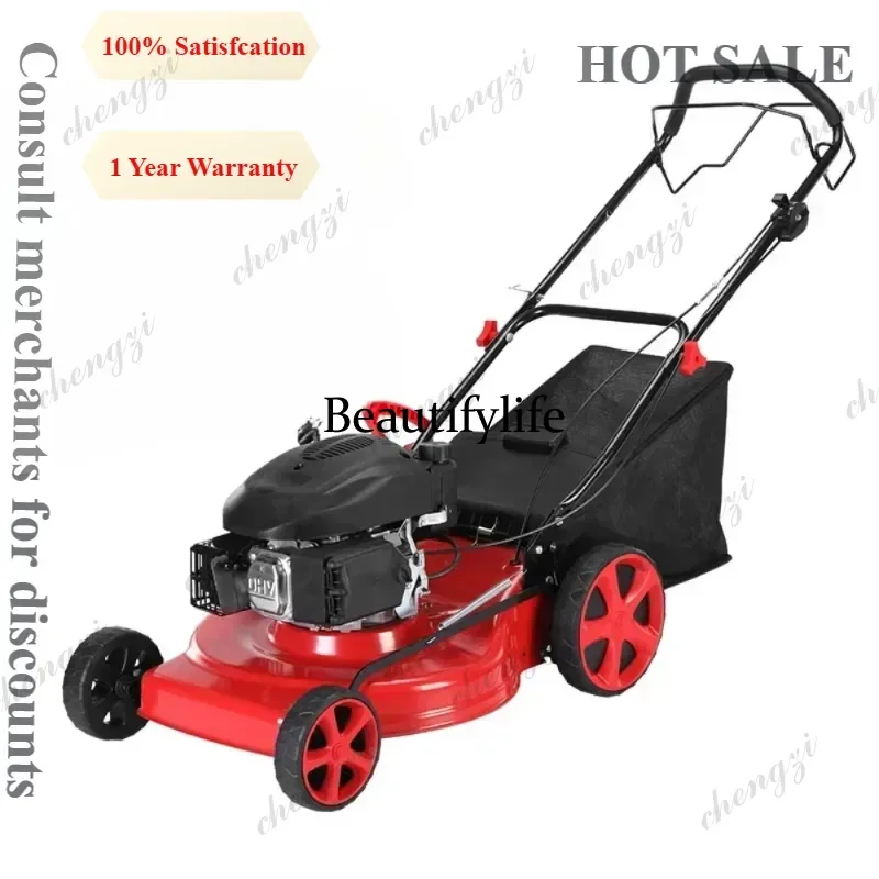 

81 Hand pushed self propelled lawn mower Lawn machine Oscillating Multi-GardenTools Garden Power Tools