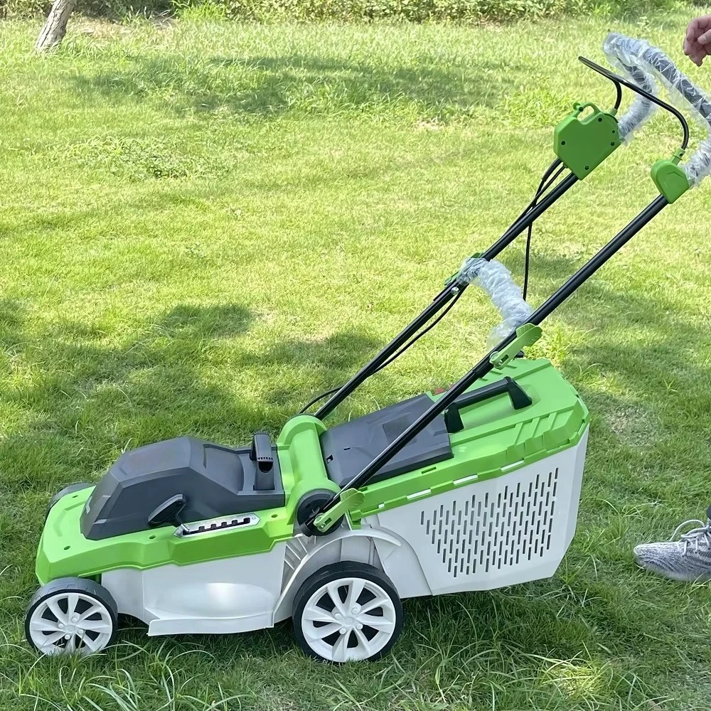 2600W electric lawn mower 220-240v foldable portable handle speed 5000r /min