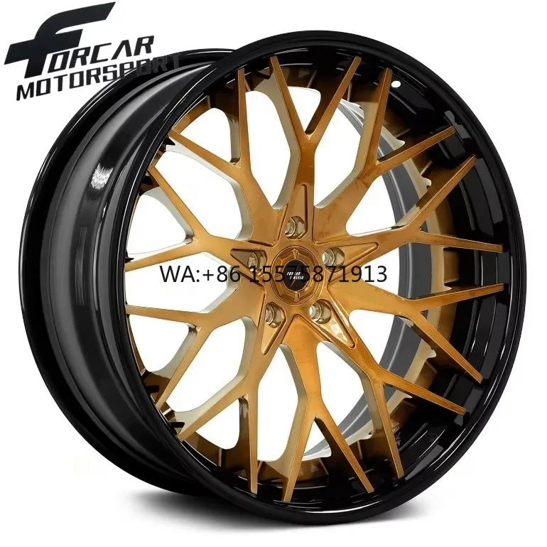 

Black Barrel Bronze Center Piece Deep Dish Forcar Forged High Quality T6061 Custom 16-24 Inch Alloy Forged Wheels Rims