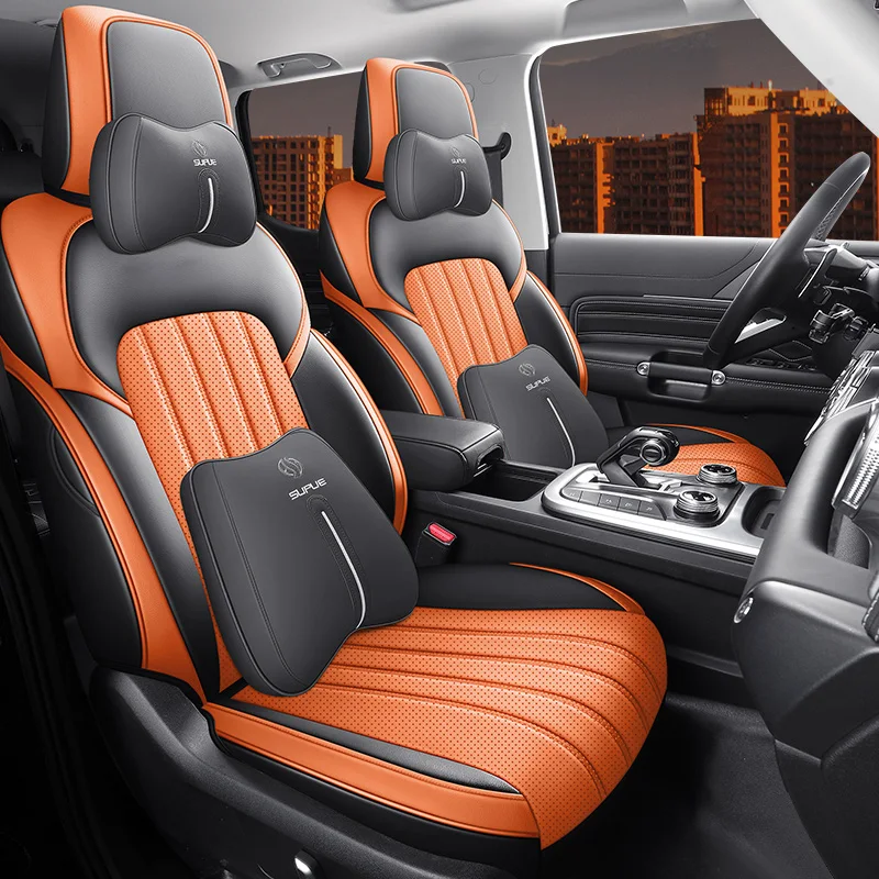 Custom Car Seat Covers Full Set Leather for Tank 300 2021 2022 2023 2024 Auto