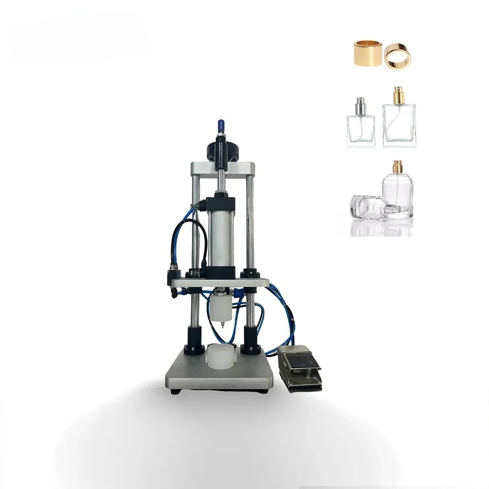 

Ручной пневматический пресс для обжима колец и укупорки флаконов для парфюмерии