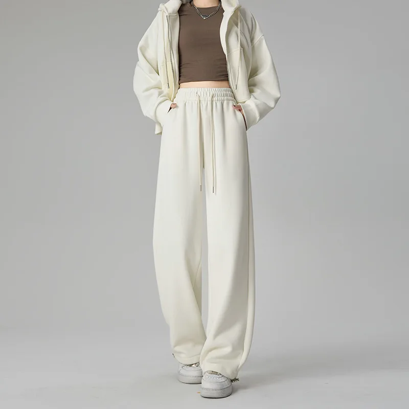 

Широкие брюки Reen для девочек, женские осенние прямые спортивные штаны из полиэстера Altgoth Young Urban, эластичные, на заказ, простые, минималистичные