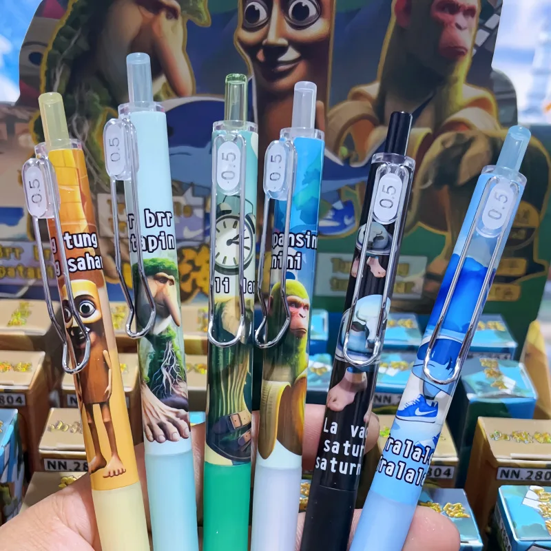 قلم جل تونغ تونغ صحور انقر فوق قلم هدية الطالب القرطاسية قلم جل إبداعي ناعم وسهل الكتابة بدون قلم مربى الحبر