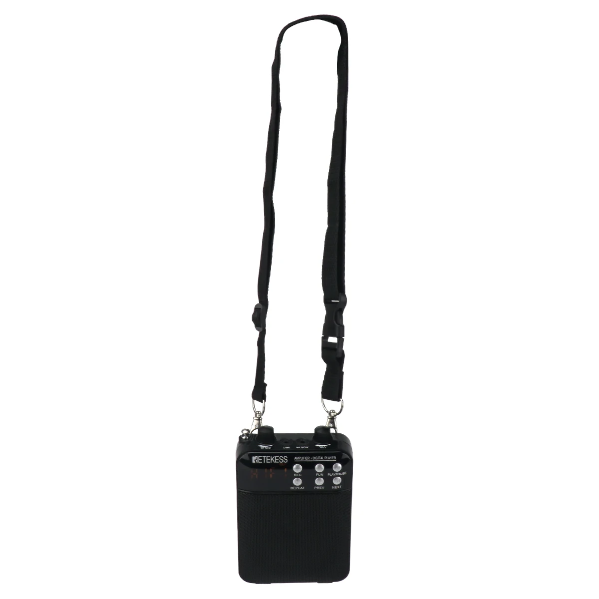 【Last-Chance!】RETEKESS TR619 Megaphone FM Recording Voice Amplifier Teacher Microphone Speaker with USB TF Card Socket AUX in