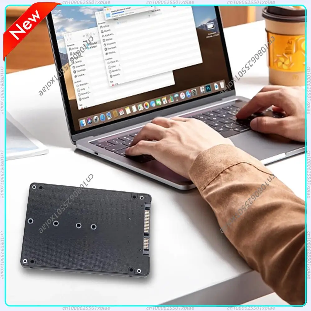 M.2 NGFF SSD To SATA3 External Hard Drive Box 6Gbps Converter Card Dual-Use M.2 NGFF To SATA3.0 Adapter Card for PC