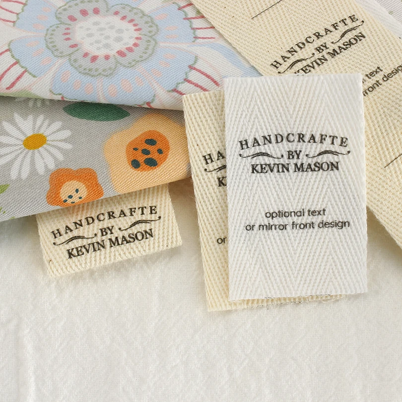 

Custom Labels, Folding Tags,Sew Twill Label,Sew Accessori, Ribbon Label,Custom Business Tags,Labels for Clothes, 30*50mm(xw3534)