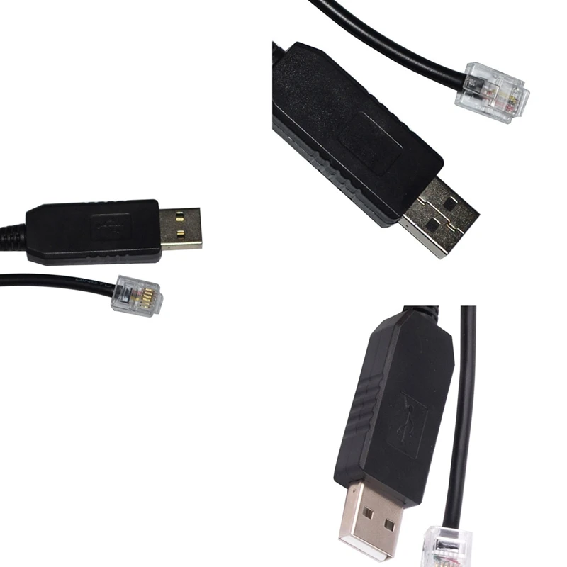 USB To Rj11 Rj12 6P4C Adapter Serial Control Cable EQMOD Cable For Az-Gti Mount Pc Connect For Hand Control Cable