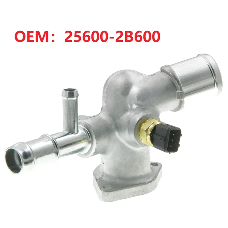 毎日 256002 B600 冷却剤サーモスタットハウジングヒュンダイアクセントベロスター起亜セラートソウル 25600 2B600 25600-2B600 25620-2B600
