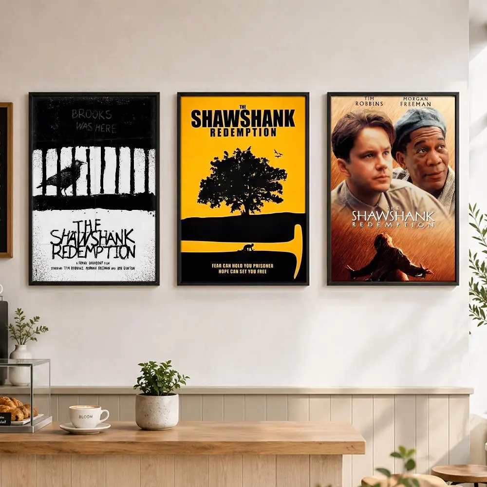 movie The Shawshank Redemption Poster Poster Large Unframed Wall Art Modern Minimalist Decor Print for Living Room Home