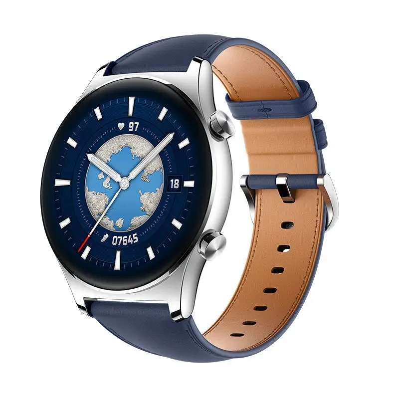 Top! Honor Smart Watch GS 3 Watch For Men 8-channel Accurate Heart Rate AI Engine All-weather Blood Oxygen Monitoring Men's