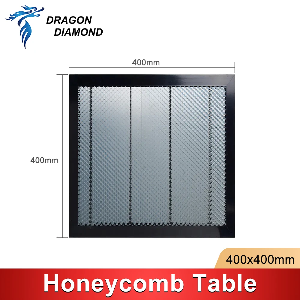 Máquina de grabado láser, herramienta de corte de velocidad rápida, mesa de trabajo de nido de abeja de tallado para cortadora de Co2, 7,5mm, 400x400mm