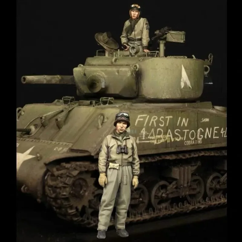 Panzersoldaten der US-Armee im Maßstab 1:35, Kunstharzfiguren, Montagemodellbausätze, Militärminiaturen, GK-Spielzeug, unmontiert und unbemalt 349