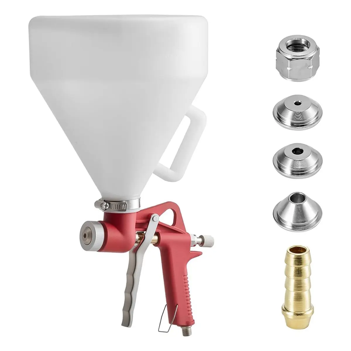 Air Texture , 1.45 Gallon Air Hopper , Professional Drywall Texture Painting Sprayer with 3 Nozzles