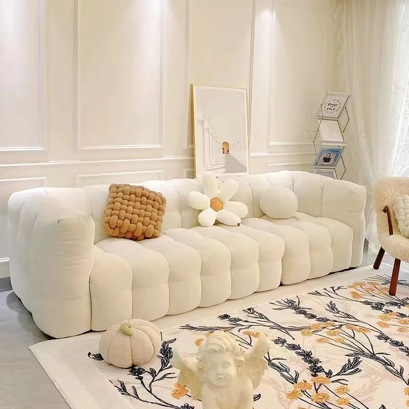 

Puff Luxury Sofa Elegant Armrest Modern Floor Large Sofa Relaxing Designer Ensembles De Meubles De Jardin Home Furniture