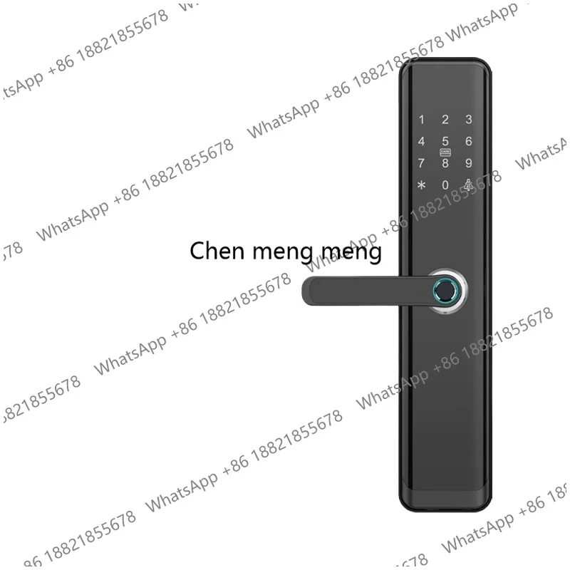 

Rfid Fingerprint Handle Smart Door Lock Security Latch Bolt Replace Doorknob Home Office Wifi Door Lock Russian Spanish French