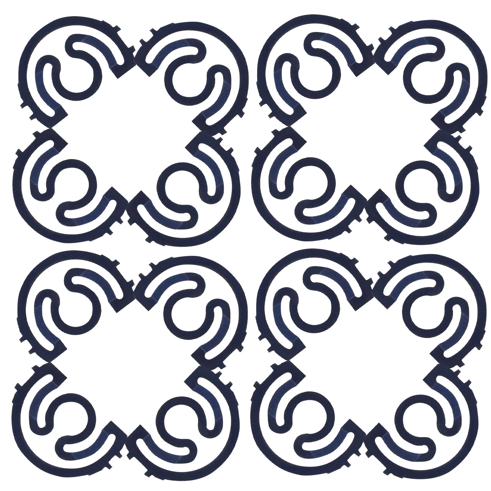 

100Pcs Steel Bobbin Case .6cm Diameter Tension Control Shim Plate Precision Sewing Machine Parts Accessories