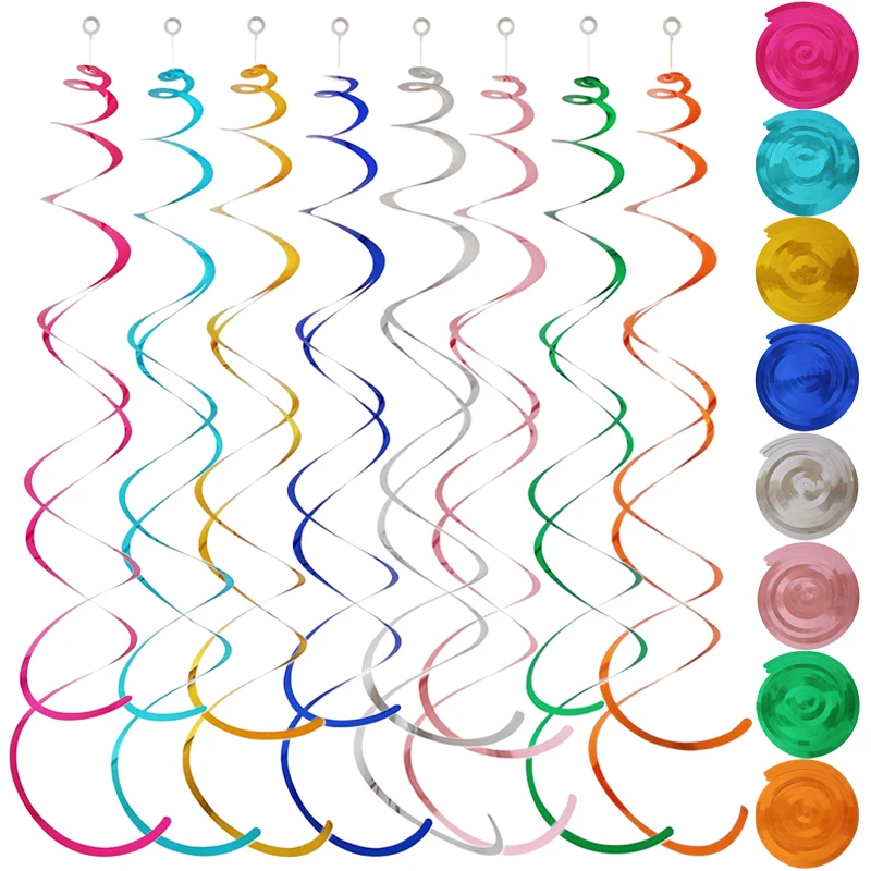 

6 шт./компл. подвесные вихревые украшения, красочные бытовые принадлежности для вечеринок «сделай сам», идеально подходящие для дней рождения, свадьбы, торжеств TMZ