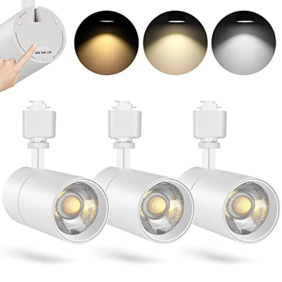 

Color in 20W H Track Lighting Heads Dimmable Flicker Free Bright LED Track Lighting Fixtures for Accent Retail Kitchen Artwork