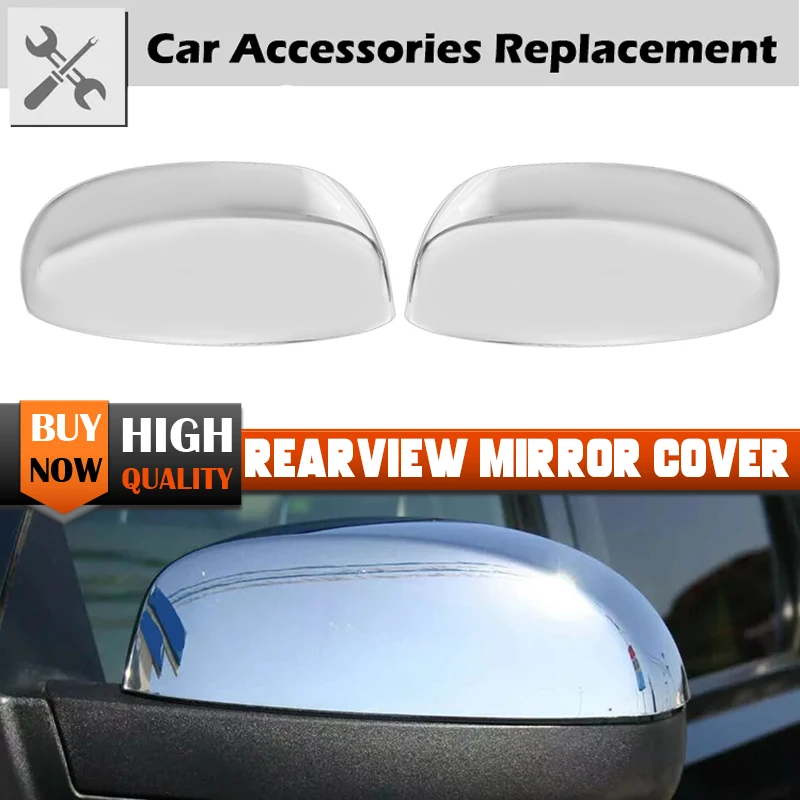 

For chevy Silverado Tahoe Sierra Yukon 2007-2014 128-00902R 128-00903L Car Rearview Side Mirrors Cover Trim Top Half Decor ABS