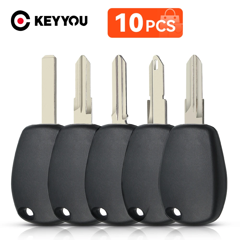 

KEYYOU 10 шт. для Renault Logan Kangoo Duster Clio Twingo Modus Master Primastar Dacia для Nissan Transponder, чехол для автомобильного ключа