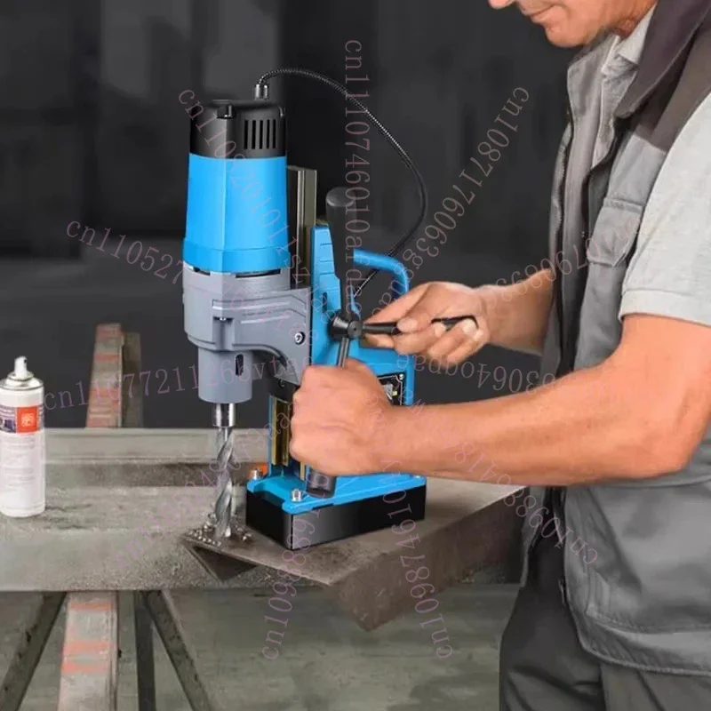 220V Magnetic Core Drill Machine Magnetic Drill Press Electric Bench Drilling Rig Machine for Engineering Steel Structure