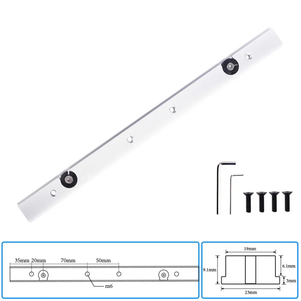 

1pc Aluminum Alloy T-tracks Slot Miter Bar Slider For Woodworking Table Saws T-Slots T-Guide RailsTable Drill Band Saw Workbench