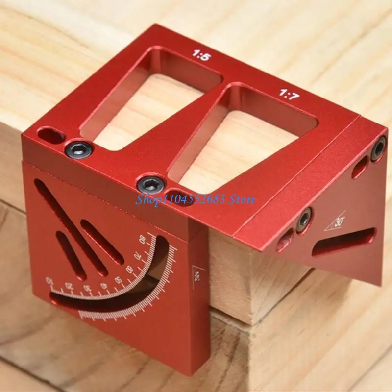 

Y6GD Carpenter Square -Woodworking Square Protractor Multi Angles 45/90 Degree Ruler