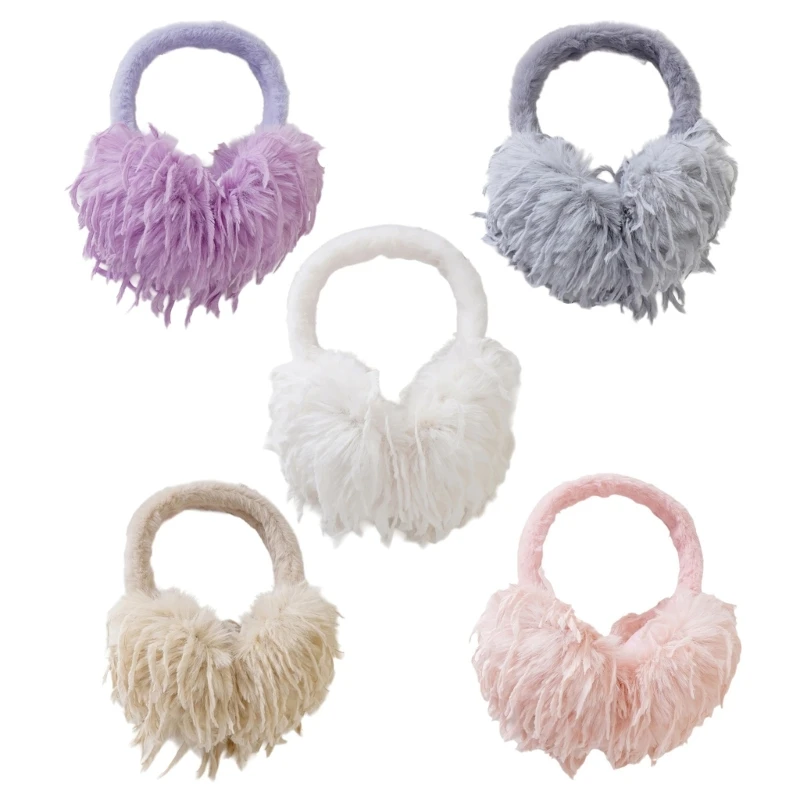 

Furry Collapsible EarMuffs to Keep You Warm in Cold Weather for Skiing Hiking Dropship