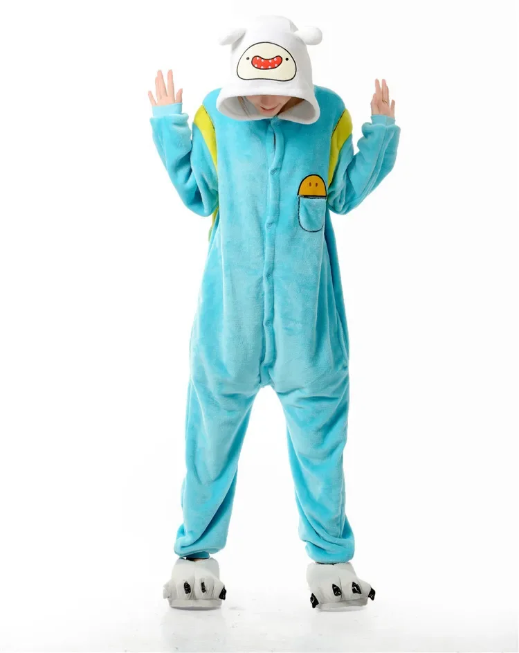 Adult Unisex Flannel Cosplay Anime Costume Bodysuit Animal Puppy Pajamas Halloween Carnival Dress Up Party Home Clothes Pyjamas