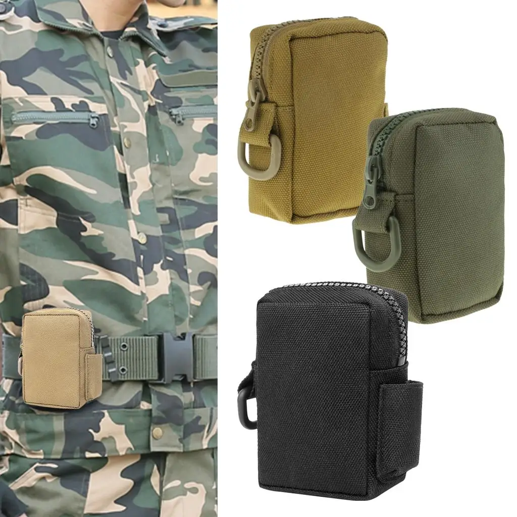 Molle Belt Pouch Utility Belt Pouch Accessory Bag MOLLE Waist Bag for Phone, Keychain, Small Tools