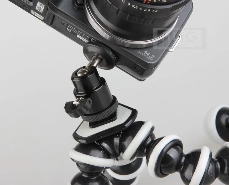 10 قطع رأس كروي معدني صغير 1/4 بوصة برغي إلى محول الحذاء الساخن ملحقات حامل الكاميرا ثلاثي القوائم