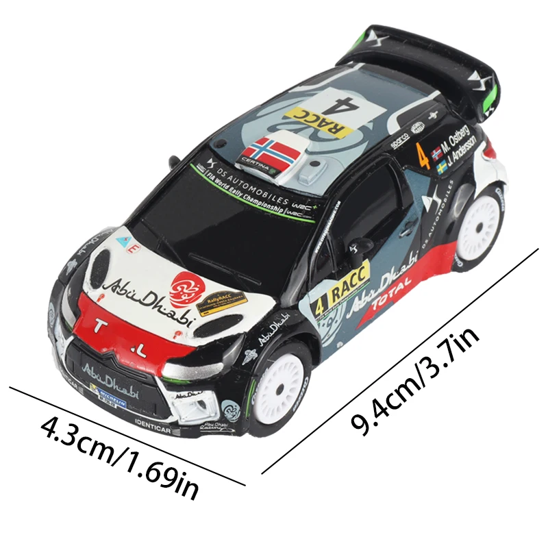 Analog Slot Car Racing Vehicle 1 43 Scale For Carrera Go DS WRC 2015 Rally Germany