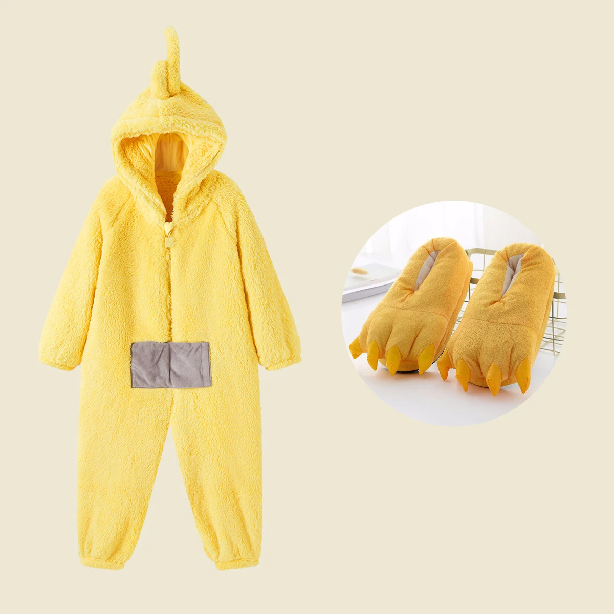 Cosplay for Kids Adult Costume Funny Tinky Winky Anime Laa-Laa Po Soft Long Sleeves Piece Pajamas Costume Long Sleeves