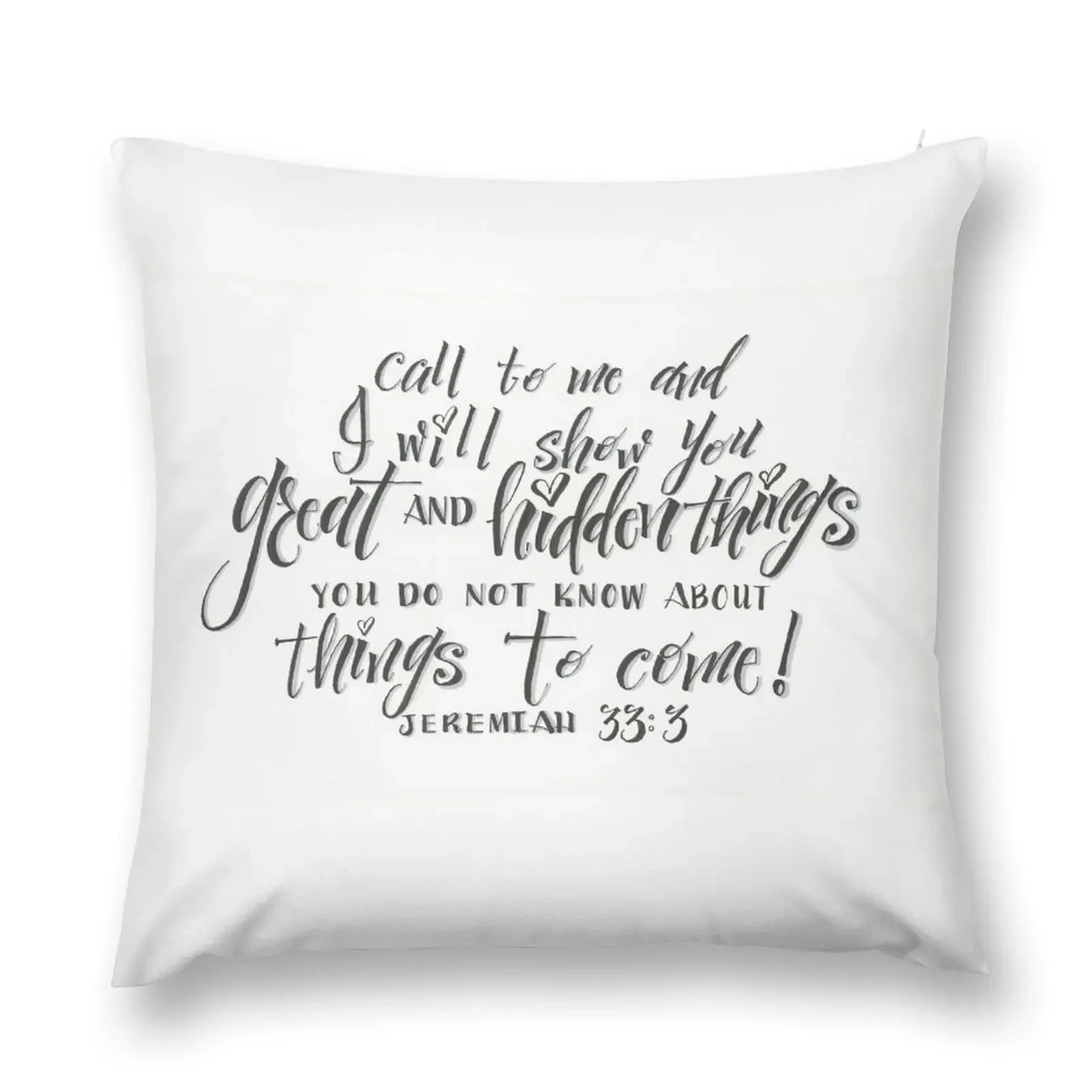 

Call to Me Verse - Jeremiah 33:3 Throw Pillow Plaid Sofa Sofa Cushions Covers Decorative Cushions For Living Room pillow