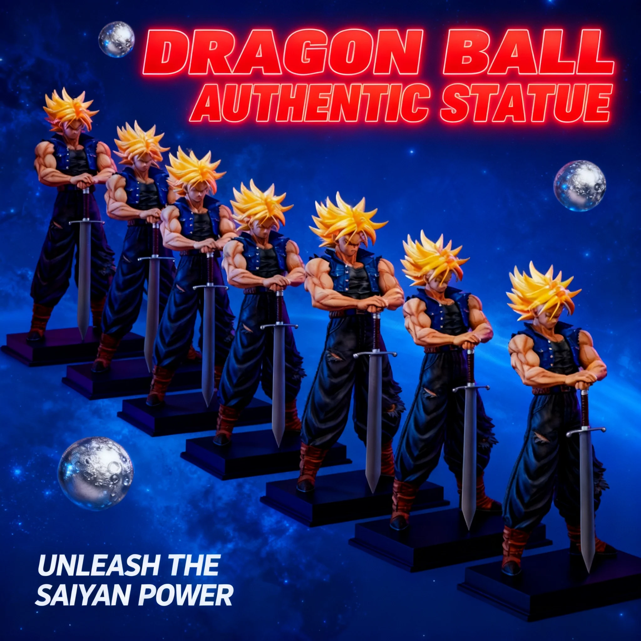 Figura de Acción Coleccionable Dragon Ball Z Premium Trunks 2% GK, Modelo de Gran Tamaño, Juguete de Anime, Regalo para Fans