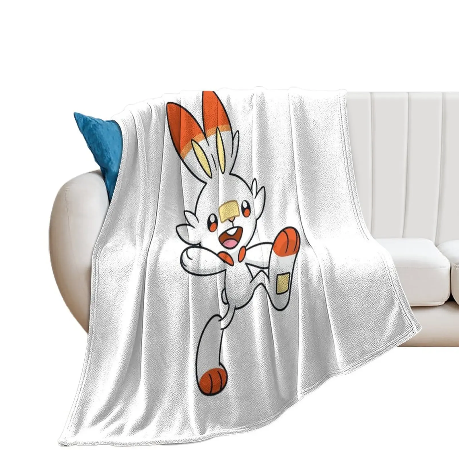 Scórbunny - Rabbit Cute Naughty Throw Blanket Winter beds funny gift heavy to sleep Blankets