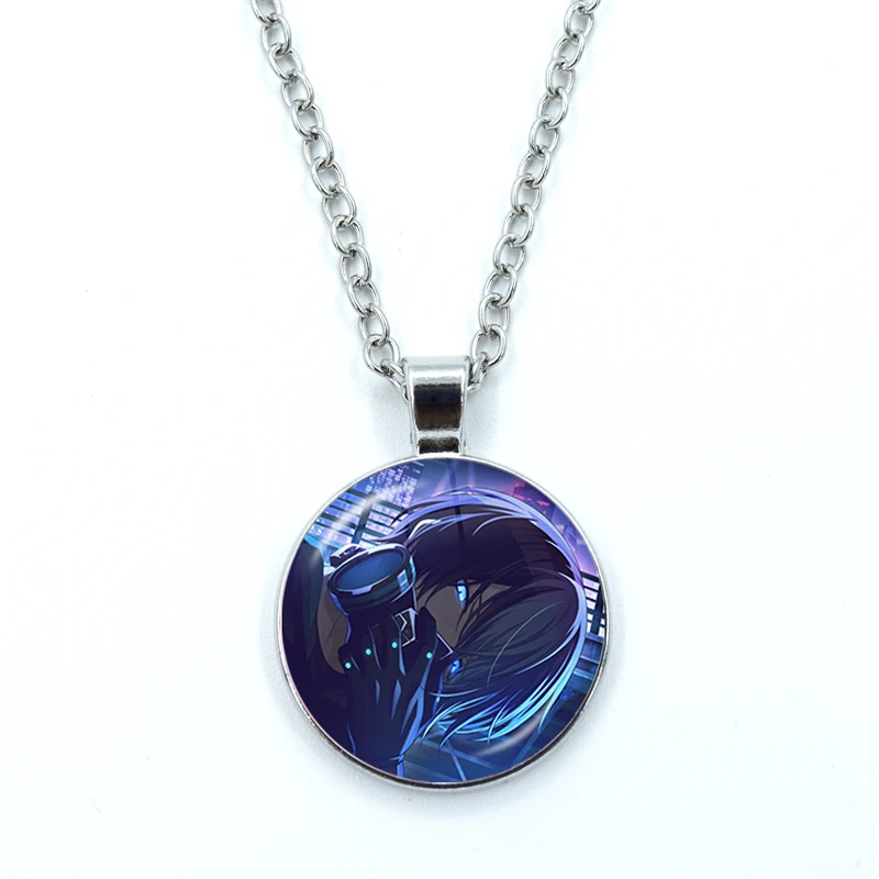 Project SEKAI Anime Aoyagi Toya Vivid BAD SQUAD Glass Pendant Charm Necklace Jewelry Fans Gift