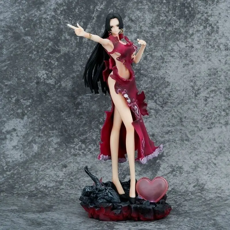 Figura de Anime GK Boa Hancock One Piece, modelo Mainan, tokoh-aksi, tokoh-gadis, Cantik, Seksi, Yang, Ringan, dengan, Den, Mushi, Manga