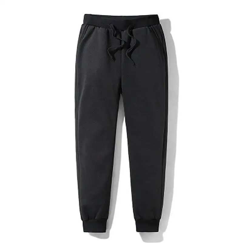 Mens Thick Fleece Thermal Trousers Outdoor Winter Warm Casual Pants Joggers