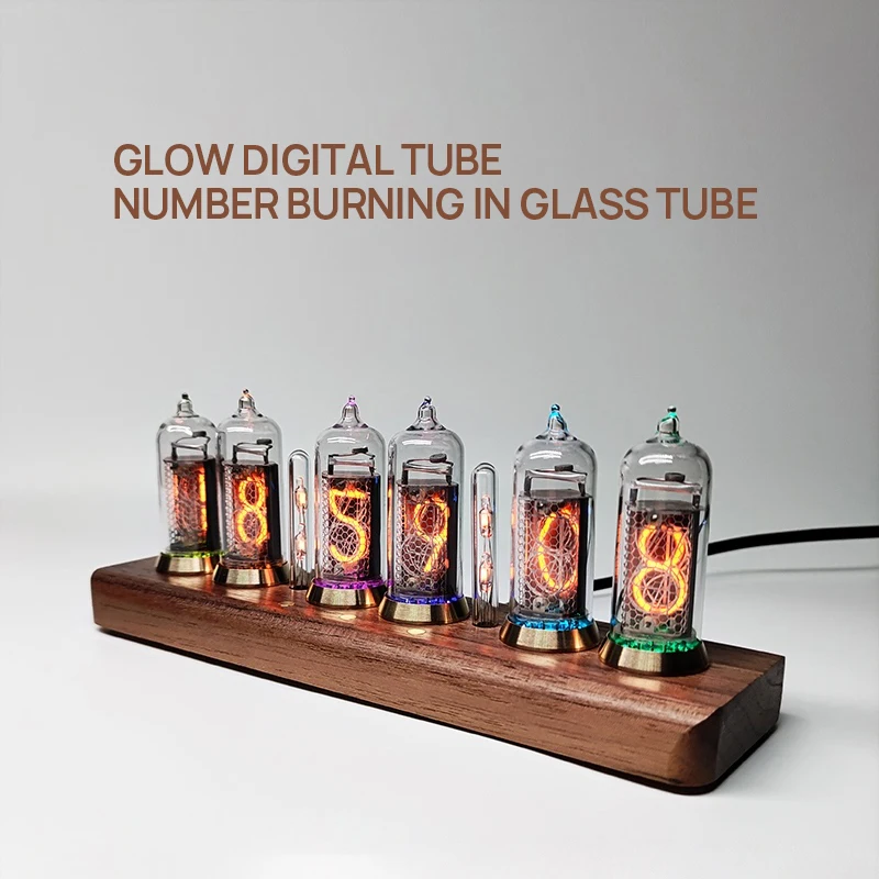 Jam Nixie Tube 14 Lampu dari Bekas Uni Soviet dengan Desain Inovatif