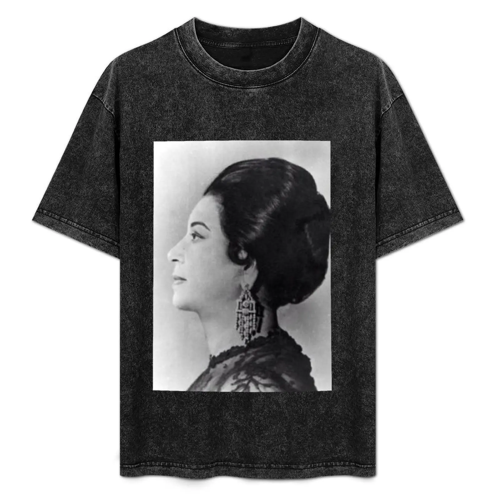 

umm kulthum T-Shirt Casual All Match Short Sleeve T-Shirt