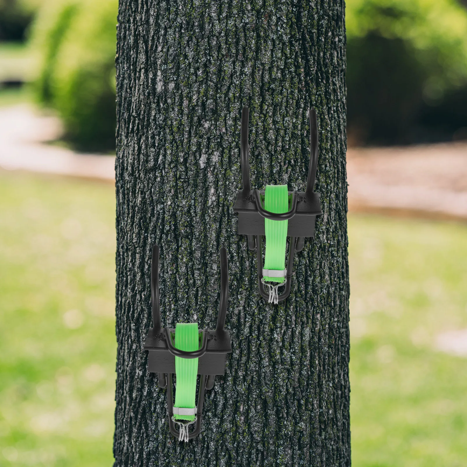 

1Pair Pole Climbing Spikes Heavy Duty Tree Climbing Tool with Strong Structure Sharp Cat Paw Spikes for Multipurpose Outdoor Use