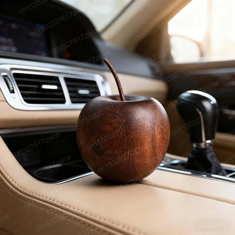 Apfel-Aroma-Diffusor aus Naturholz für Auto, Zuhause, Büro, Tischdekoration, entspannender Duftspender, Weihnachtsgeschenk, Diffusor für ätherische Öle – Detail 6