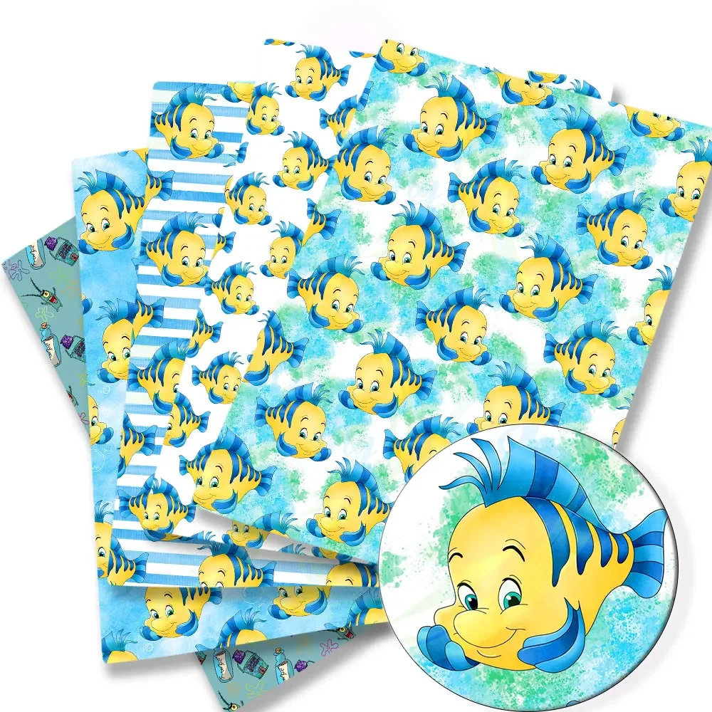 Disney Cartoon Stoff 140x50CM Cartoon Patchwork Kinder Heimtextilien Nähen Puppe Rock Vorhang DIY Mädchen Rock Tischdecke