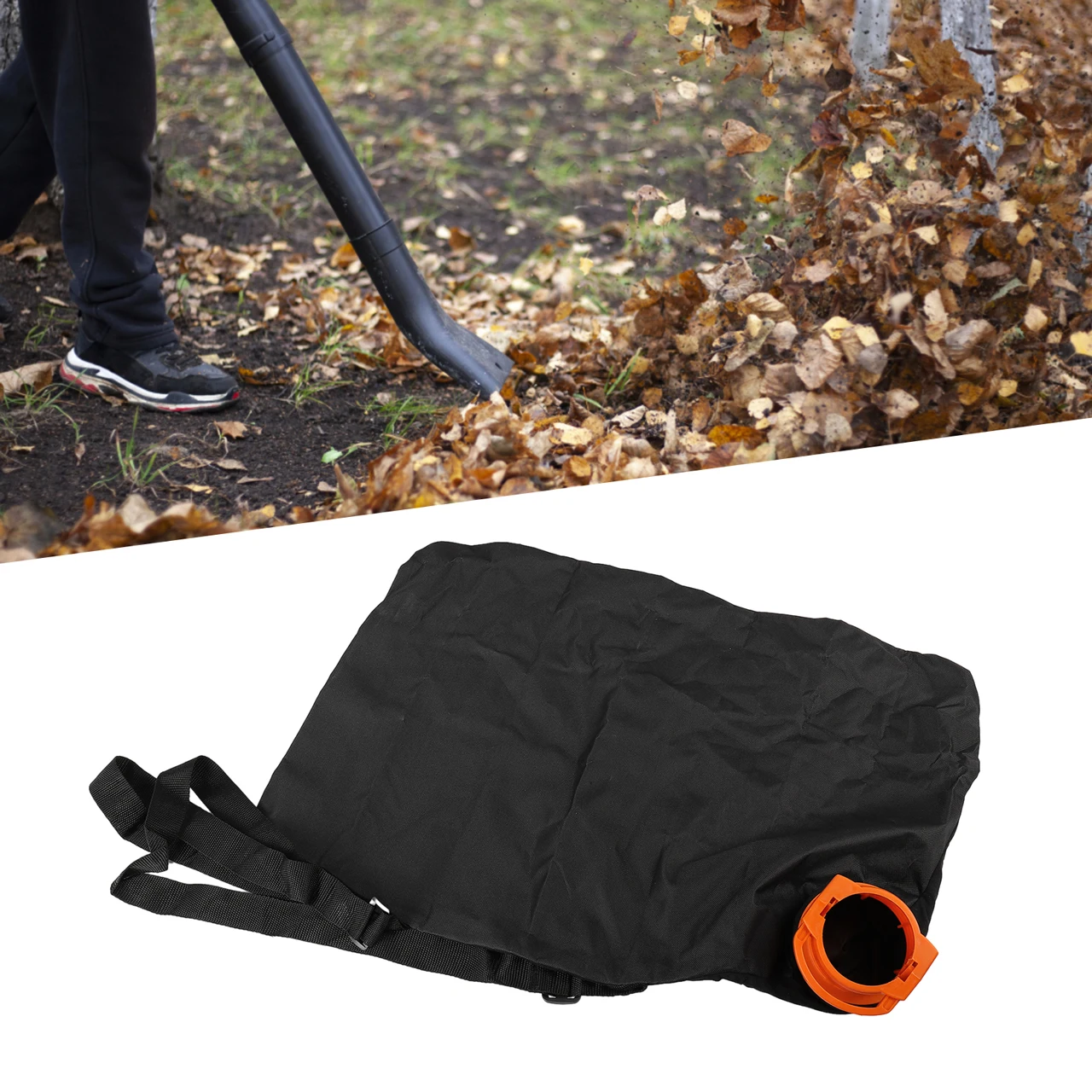 1pcs Leaf Blower Collection Bags Suitable For Worx 12 WG509 TriVac Replacement Bags Leaves Cleaner Catch Sack Bags Garden Tool