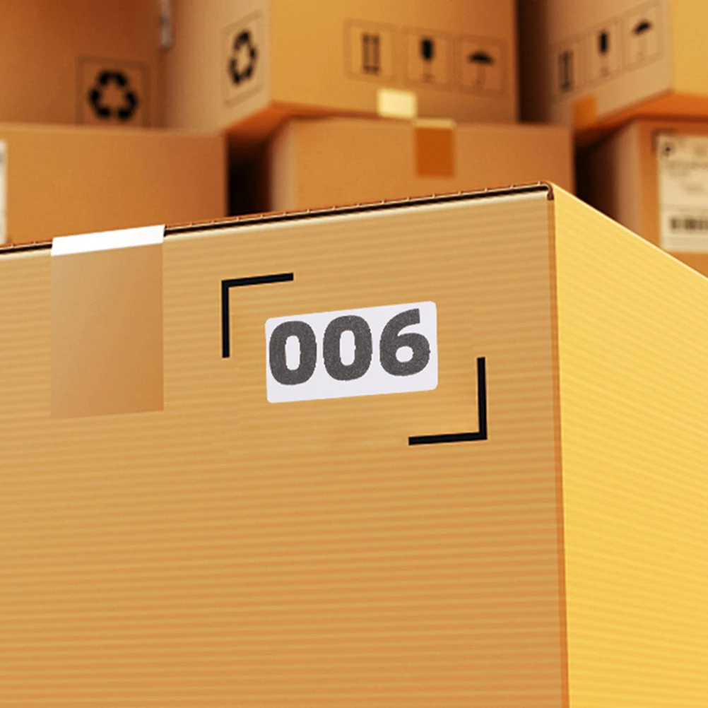 

1000pcs Number Stickers 40x20mm Round Self Adhesive Labels Inventory Warehouse Tags ganizing Decals Consecutive for Storage