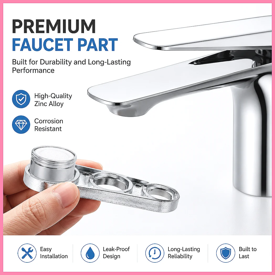 Faucet Bubbler Wrenches 6 Sizes, Easy-Grip Spout Removal Tool for Kitchen & Bathroom Sink Aerator Repair