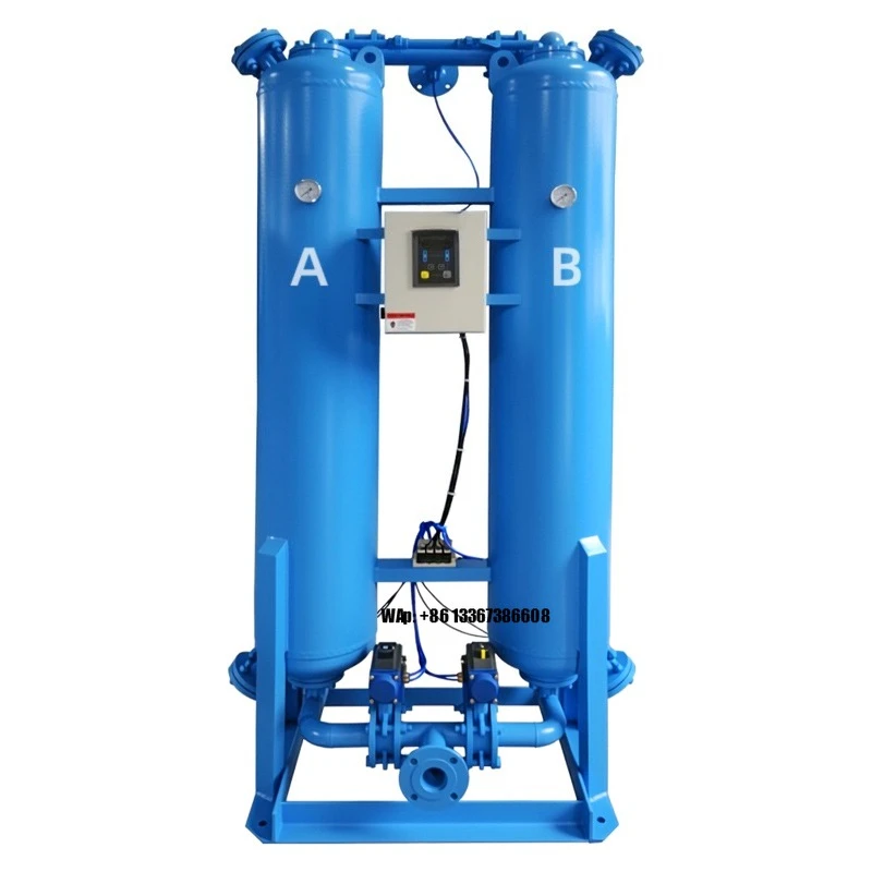 Energy-saving Heatless/Micro-heat Dehumidifying Dryer, Low Air Consumption, Industrial Automatic Control Adsorption Air Dryer