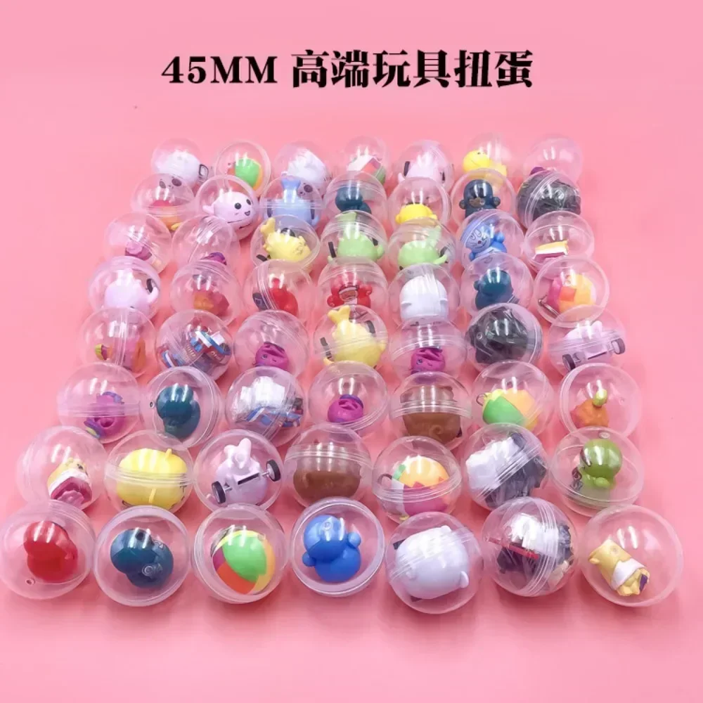 5/10pcs 45mm Children Mini Mixed Claw Game Machine Toy Surprise Twisted Egg Capsule Ball for Vending Doll Arcade Crane Gift